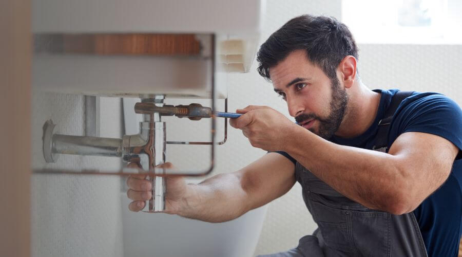 Sink faucet installation in Portage, IN